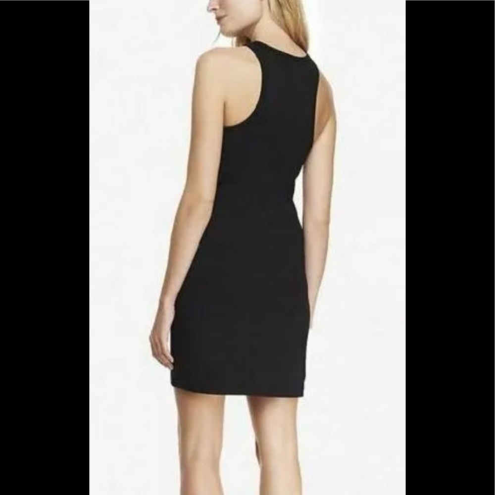 EXPRESS black Boho-Aztec print bodycon dress